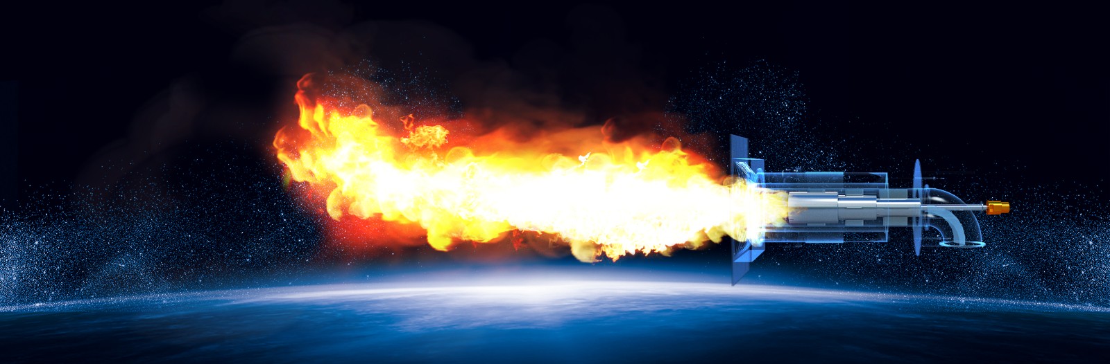 图为等离子体技术点火效果图